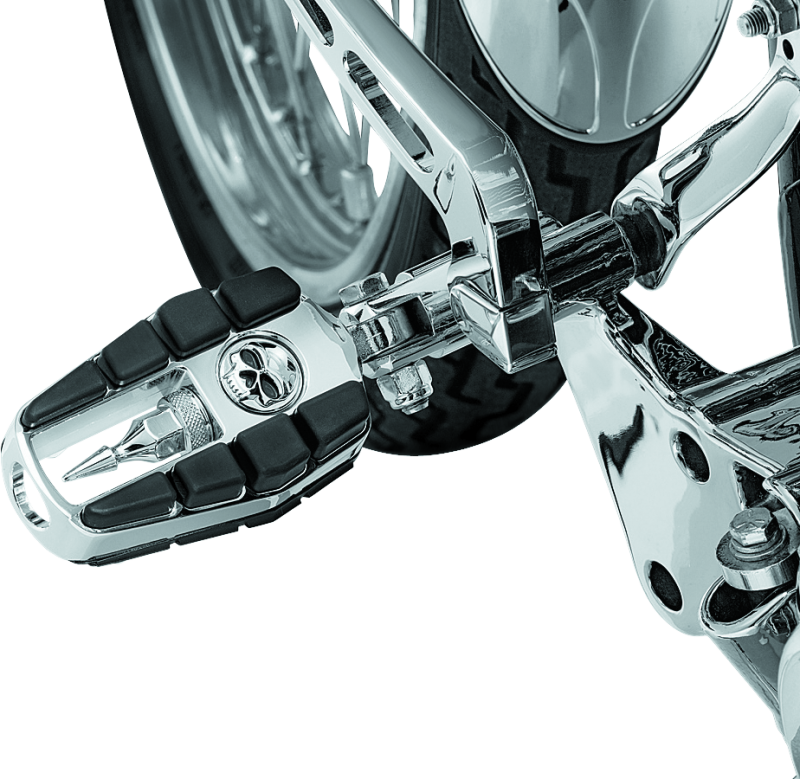 KUR4470-Kuryakyn Zombie Pegs With Male Mount Chrome-Footpegs-Kuryakyn