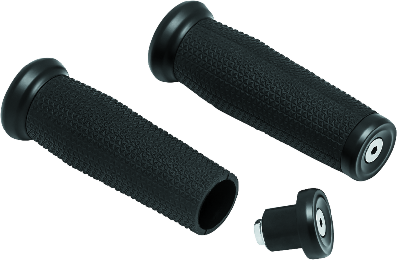 KUR5947-Kuryakyn Thresher Grip Metric Black-Grips-Kuryakyn