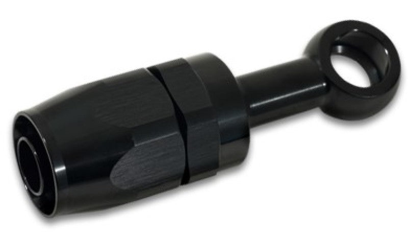 Vibrant -8AN Banjo Hose End Fitting for use with M18 Banjo Bolt - Aluminum Black-Fittings-Vibrant