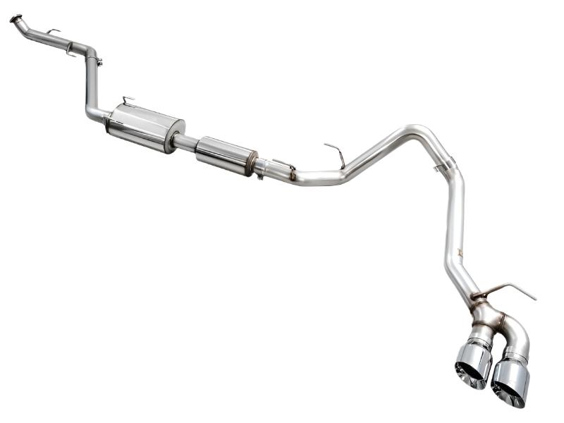 AWE3015-32254-AWE Exhaust for 4th Gen Toyota Tacoma Dual Chrome Silver Tips-Catback-AWE Tuning