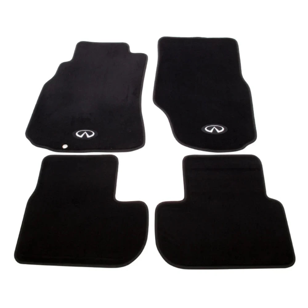 NRG Floor Mats - 03-06 G35 (Infiniti Emblem Logo) - 4pc. - NRG FMR-600