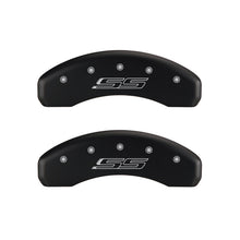 Load image into Gallery viewer, MGP14036SSS5RD-MGP 4 Caliper Covers Engraved Front &amp; Rear Gen 5/SS Red finish silver ch-Caliper Covers-MGP