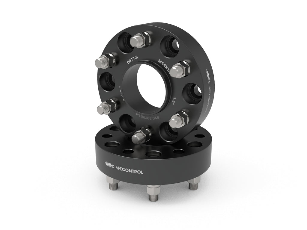 aFe aFe CONTROL Billet Aluminum Wheel Spacers 6x5.5mm / CB 77.8mm / 1.5in - 19-25 RAM 1500