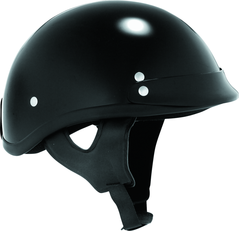 SKL646801-Skid Lids Traditional Helmet Black - Small-Helmets and Accessories-Skid Lid