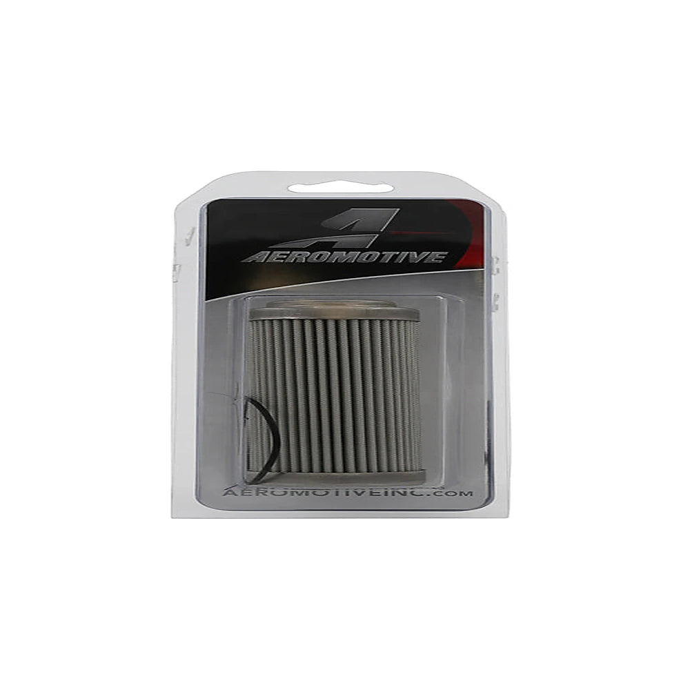 Filter element in Aeromotive retail packaging