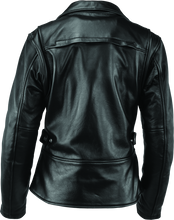 Load image into Gallery viewer, RIV094376-River Road Ironclad Classic Leather Jacket Black Womens - Small-Jackets - Leather-River Road