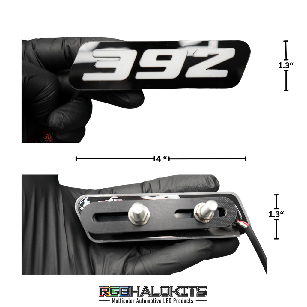 -392 LED Badge: (Multicolor)-Illuminated LED Emblems-RGB Halo Kits