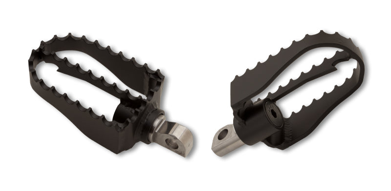 Burly Brand Pegs MX Black (Mini)-Footpegs-Burly Brand