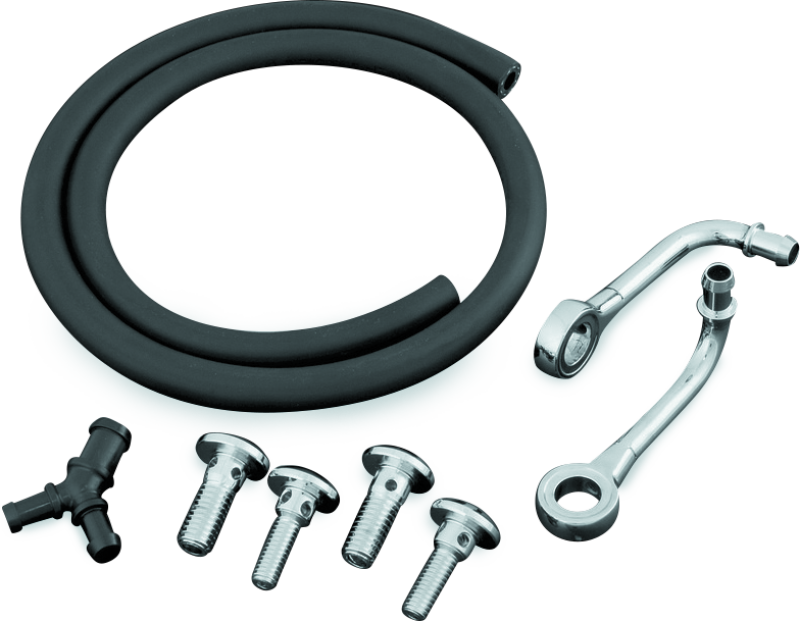 KUR9930-Kuryakyn Bluegrass Breather Kits 93-99 Evolution with Mikuni HSR Carbs-PCV Valves-Kuryakyn