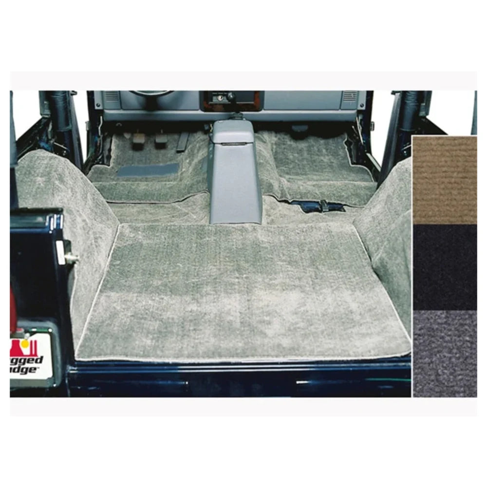 Rugged Ridge Deluxe Carpet Kit Honey 76-95 Jeep CJ / Jeep Wrangler Models - Rugged Ridge 13690.10