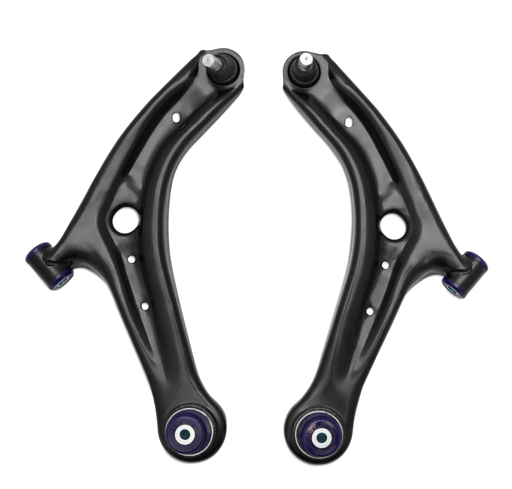 Superpro Superpro 13-17 Ford Fiesta Complete Front Lower Control Arm Kit (Caster Increase)