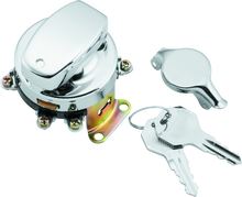 Load image into Gallery viewer, TWP492237-Twin Power 36-72 FL Chrome Fat Bob Style Ignition Switch-Relays-TwinPower