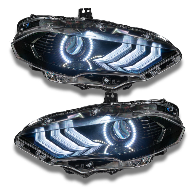 ORL1446-332-Oracle 18-21 Ford Mustang Dynamic DRL w/ Halo Kit & Sequential Turn Signal - ColorSHIFT SEE WARRANTY-Headlights-ORACLE Lighting