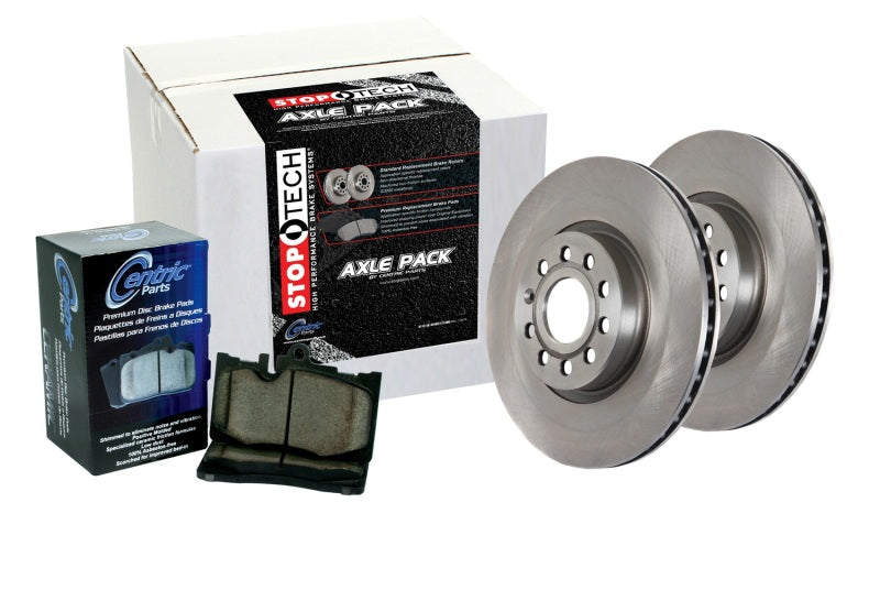 STO908.40525-Centric OE Grade Rear Brake Kit (2 Wheel)-Brake Rotors - OE-Stoptech