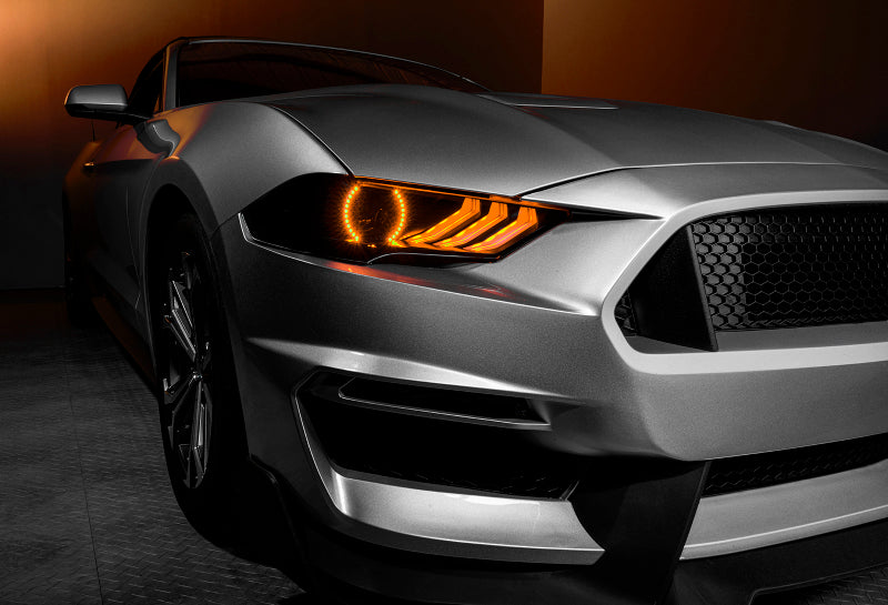 ORL1446-332-Oracle 18-21 Ford Mustang Dynamic DRL w/ Halo Kit & Sequential Turn Signal - ColorSHIFT SEE WARRANTY-Headlights-ORACLE Lighting