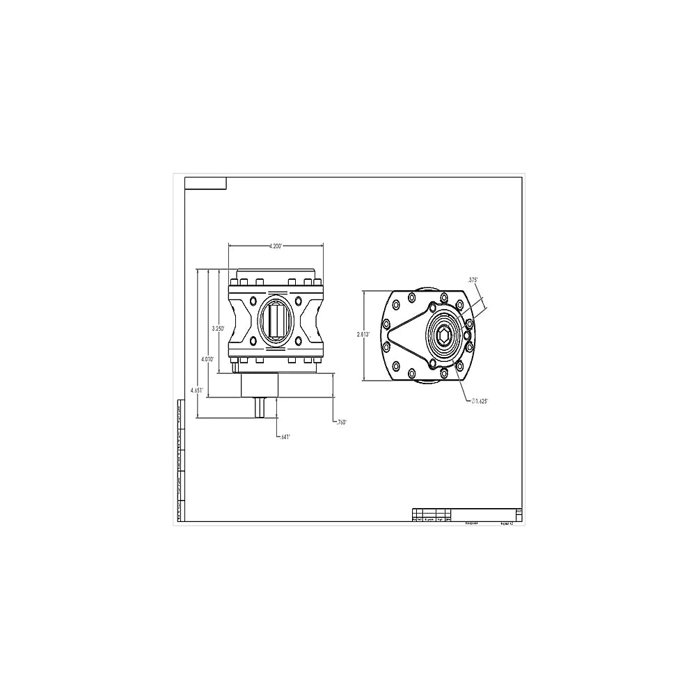 Aeromotive Spur Gear Fuel Pump - 3/8in Hex - 1.20 Gear - 25gpm - Aeromotive 11138