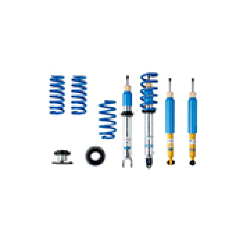BIL47-241343-Bilstein B14 2015 Mercedes Benz C300 Front and Rear Performance Suspension System-Coilovers-Bilstein