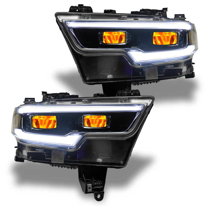 Oracle 19-21 RAM 1500 RGB Headlight Demon Eye Kit - LED Projector - ColorSHIFT w/o Controller-Headlights-ORACLE Lighting