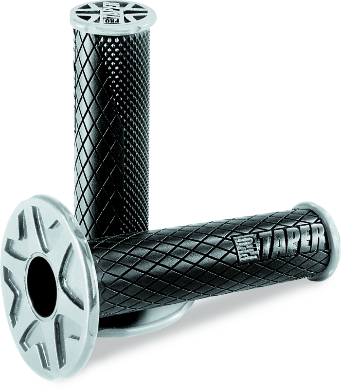 PTR024800-ProTaper Full Diamond Dual Density ATV Grips - Black-Grips-ProTaper