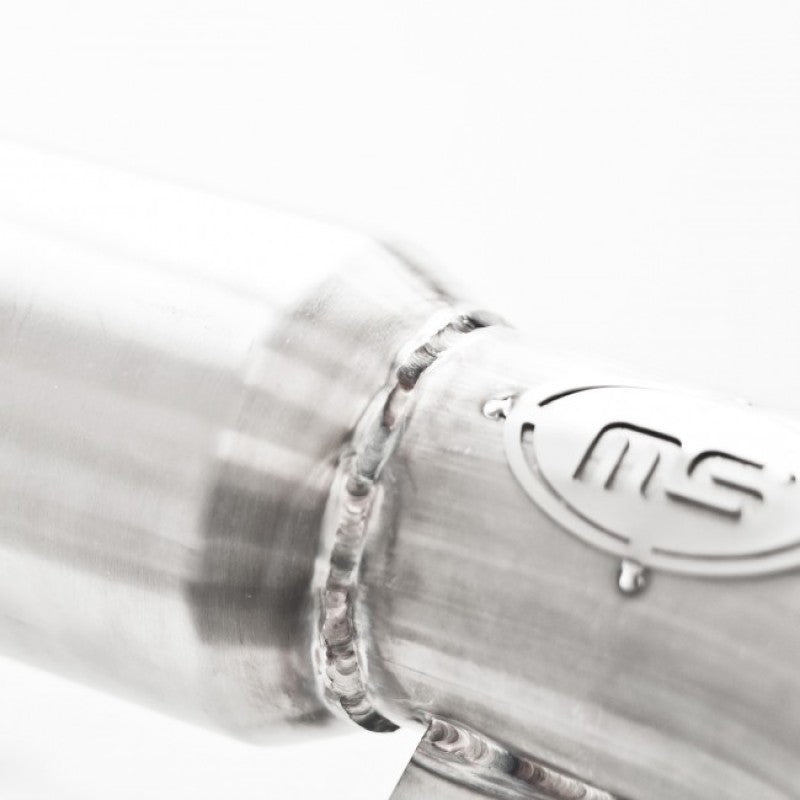 SSWFC13DPCAT-Stainless Works 2013-18 Ford Focus ST 3in High-Flow Cats Downpipe Factory Connection-Downpipes-Stainless Works
