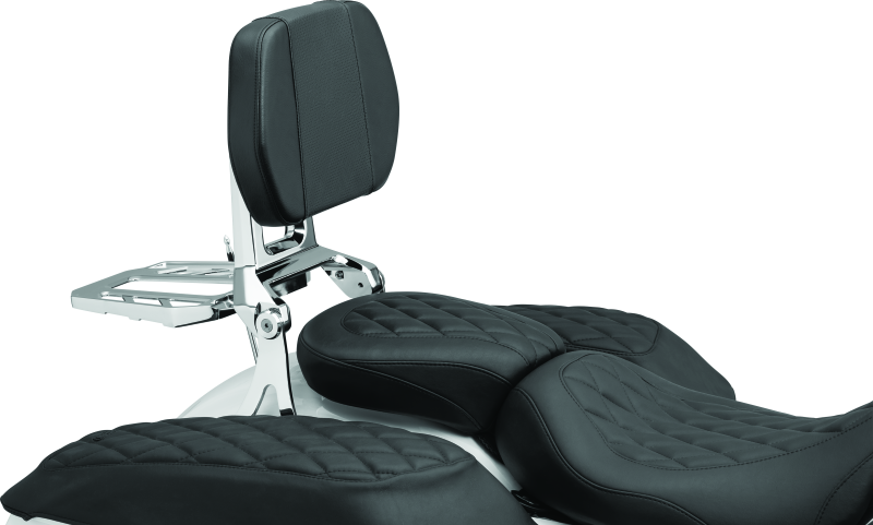 KUR5746-Kuryakyn Neo Driver & Passenger Backrest Chrome-Seats-Kuryakyn
