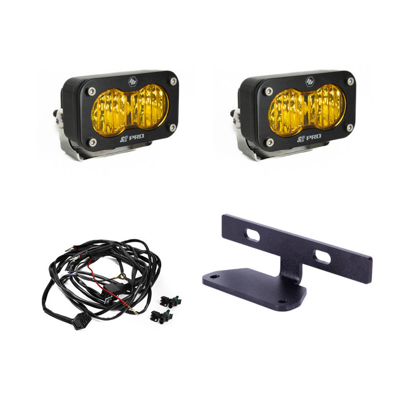 Baja Designs 2024+ Can-Am Maverick R S2 Pro Hood Light Kit-Light Bars & Cubes-Baja Designs