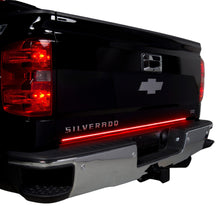 Load image into Gallery viewer, Putco Freedom Blade tailgate light bar installed on 2024 Silverado HD