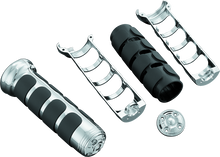 Load image into Gallery viewer, KUR6183-Kuryakyn ISO Grips For GL1800 With Heated Grips Chrome-Grips-Kuryakyn