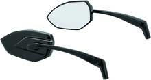 Load image into Gallery viewer, KUR1963-Kuryakyn Phantom Mirrors Gloss Black-Rear View Mirrors-Kuryakyn