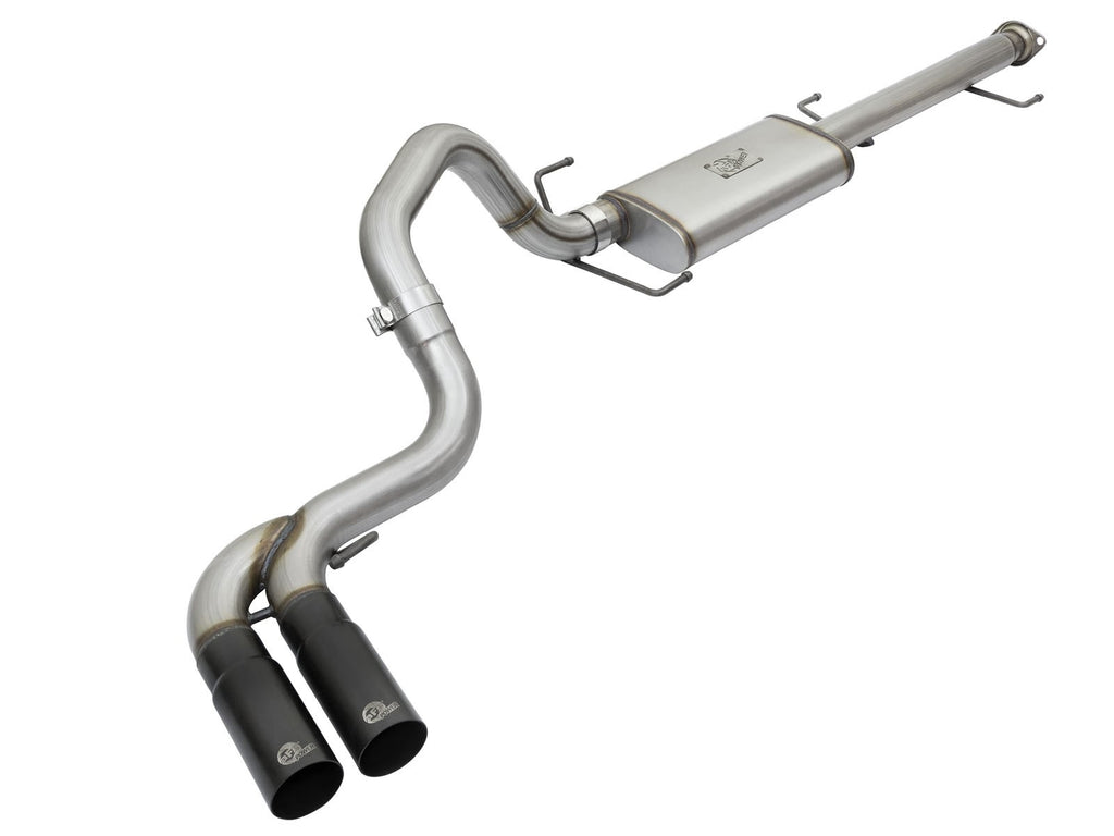 aFe aFe Rebel Series 3in Stainless Steel Cat-Back Exhaust System w/Black Tips 07-14 Toyota FJ Cruiser