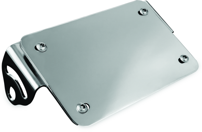 KUR3155-Kuryakyn License Plate Turn Signal & Marker Light Mount Chrome-Light Accessories and Wiring-Kuryakyn