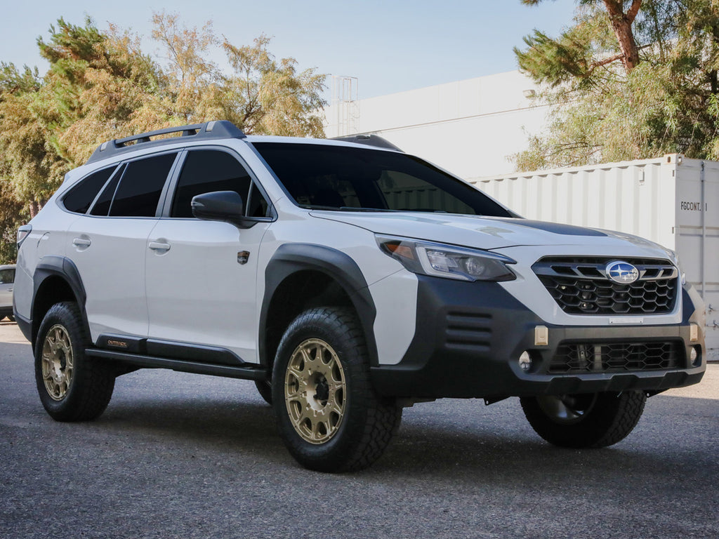 aFe aFe POWER 20-23 Subaru Outback H4 2.4L (t) / H4 2.5L Terra Guard Trail Steps - Black