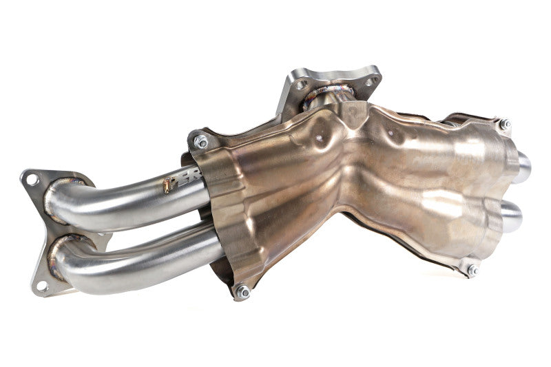 PERPSP-EXT-058-Perrin 22-24 Subaru WRX / 20-24 OBXT & Legacy XT / 19-24 Ascent Equal Length Header - Brushed SS-Headers & Manifolds-Perrin Performance