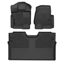 Load image into Gallery viewer, Husky Liners 15-23 Ford F-150 SuperCrew Cab X-Act Contour Front &amp; 2nd Row Seat Floor Liners - Black - Husky Liners HSL53498