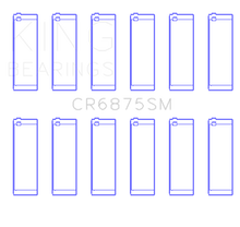 Load image into Gallery viewer, KINGCR6875SM0.25-King Mercedes Benz OM 642 Sputter Replacement Connecting Rod Bearing +0.25 Oversize-Bearings-King Engine Bearings