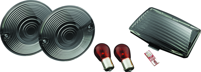 KUR4995-Kuryakyn Rear Smoke Lens Kit-Light Accessories and Wiring-Kuryakyn