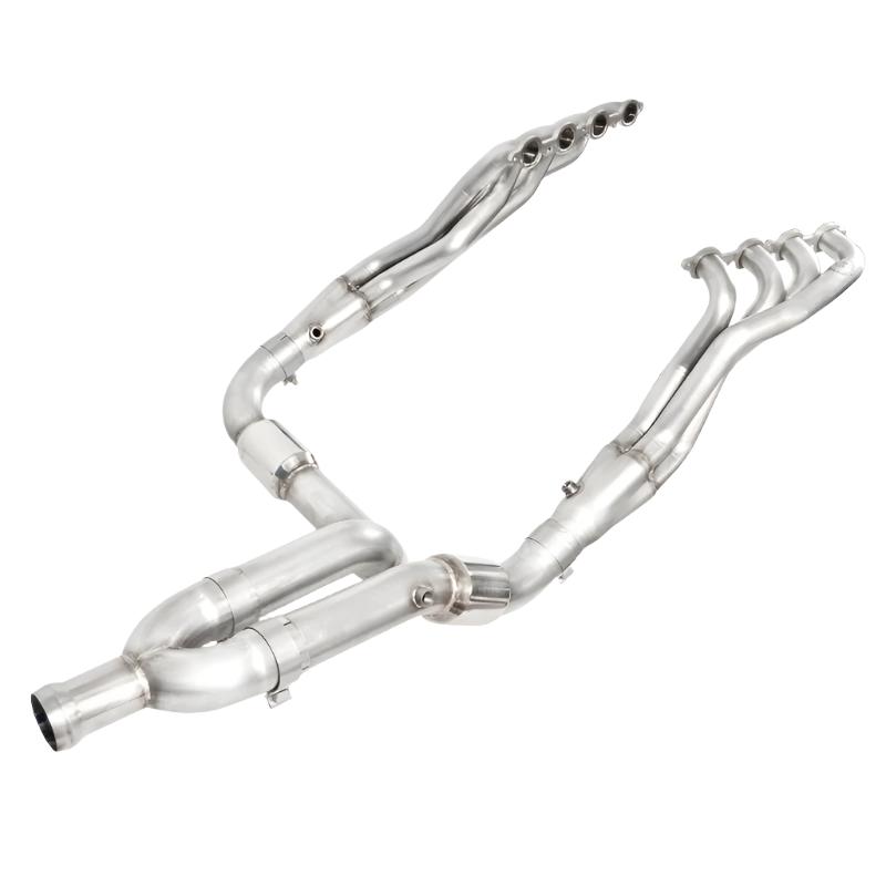 SSWCT14HCATY-Stainless Works 2014-16 Chevy Silverado/GMC Sierra Headers High-Flow Cats Factory Connection-Headers & Manifolds-Stainless Works