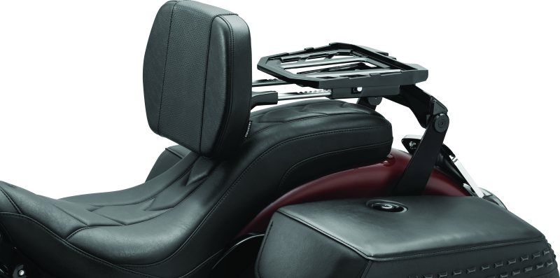 KUR5747-Kuryakyn Neo Driver & Passenger Backrest Black-Seats-Kuryakyn