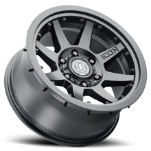 Load image into Gallery viewer, ICON Rebound Pro 17x8.5 6x135 6mm Offset 5in BS 87.1mm Bore Satin Black Wheel-Wheels - Cast-ICON