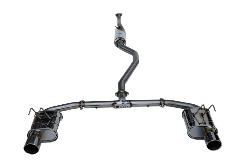 Invidia 2022+ Honda Civic Si (1.5T) 70mm Q300 Cat Back Exhaust - Rolled SS Tips-Catback-Invidia
