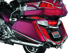 Load image into Gallery viewer, KUR3236-Kuryakyn L.E.D. Rear Fender Tip 12-17 GL1800 Chrome Red Lens-Light Bars &amp; Cubes-Kuryakyn