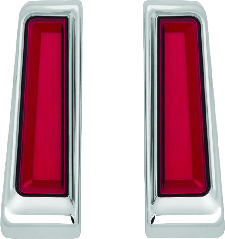 KUR2900-Kuryakyn Tracer L.E.D. Inserts For Saddlebag Supports Chrome-Brackets-Kuryakyn