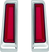 Load image into Gallery viewer, KUR2900-Kuryakyn Tracer L.E.D. Inserts For Saddlebag Supports Chrome-Brackets-Kuryakyn