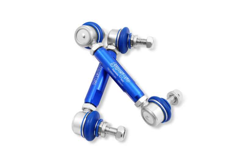 Superpro SuperPro 2014 Mazda 3 i SV Rear HD Adjustable End Link Set (10mm Studs 140mm-185mm Length)