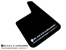 Load image into Gallery viewer, RALMF20-MSUR-BK-MBK-Rally Armor Universal Motorsport Spec Black UR Mud Flap Metallic Black Logo-Mud Flaps-Rally Armor