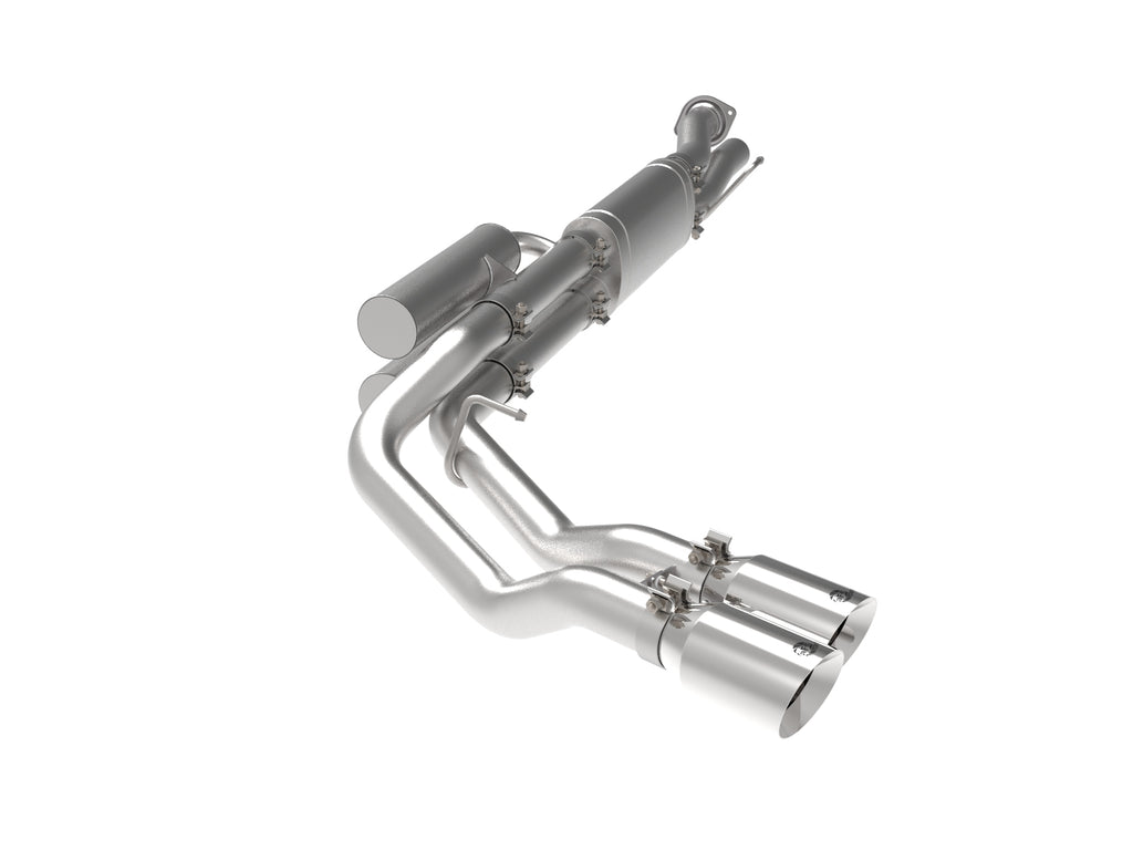 aFe aFe Rebel Series 3in 409 SS Cat-Back Exhaust w/ Polish Tips 17-20 Ford F-250 V8 6.2L