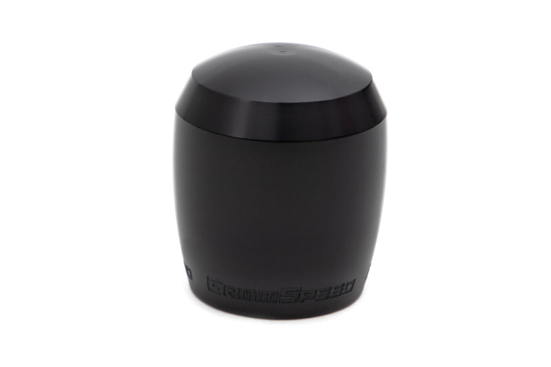 GRM038012-GrimmSpeed Stubby Shift Knob Black Delrin - M12x1.25-Shift Knobs-GrimmSpeed