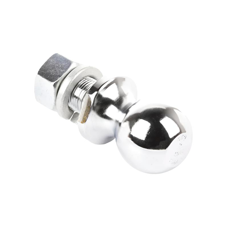 RUG11305.03-Rugged Ridge 2in Trailer Hitch Ball 1in Dia Shank Chrome-Hitch Accessories-Rugged Ridge