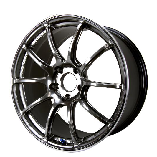 AVNYAZ7H31EHB-Advan RZII 17x8.5 +31 5-114.3 Racing Hyper Black Wheel-Wheels - Cast-Advan