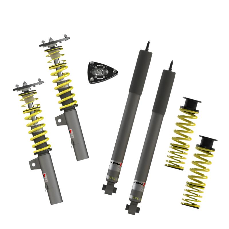 KON1200 1001-Koni GTS Coilovers 15-20 / 22-24 Volkswagen Golf & GTI (55mm Strut + Multilink Rear Only)-Coilovers-KONI